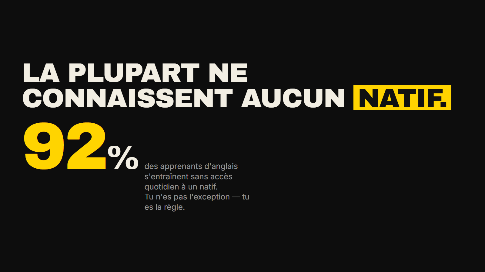 Tu n'as pas d'ami anglophone natif. Tu ne vis pas dans un pays anglophone. Tu dois quand même pratiquer l'oral. Voici comment — sans rien de tout ça.