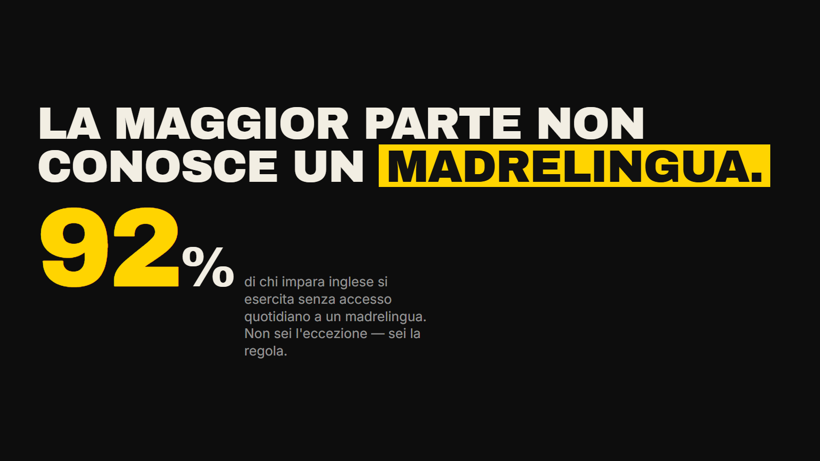 Non hai un amico madrelingua inglese. Non vivi in un paese anglofono. Devi comunque praticare il parlato. Ecco come — senza niente di tutto ciò.