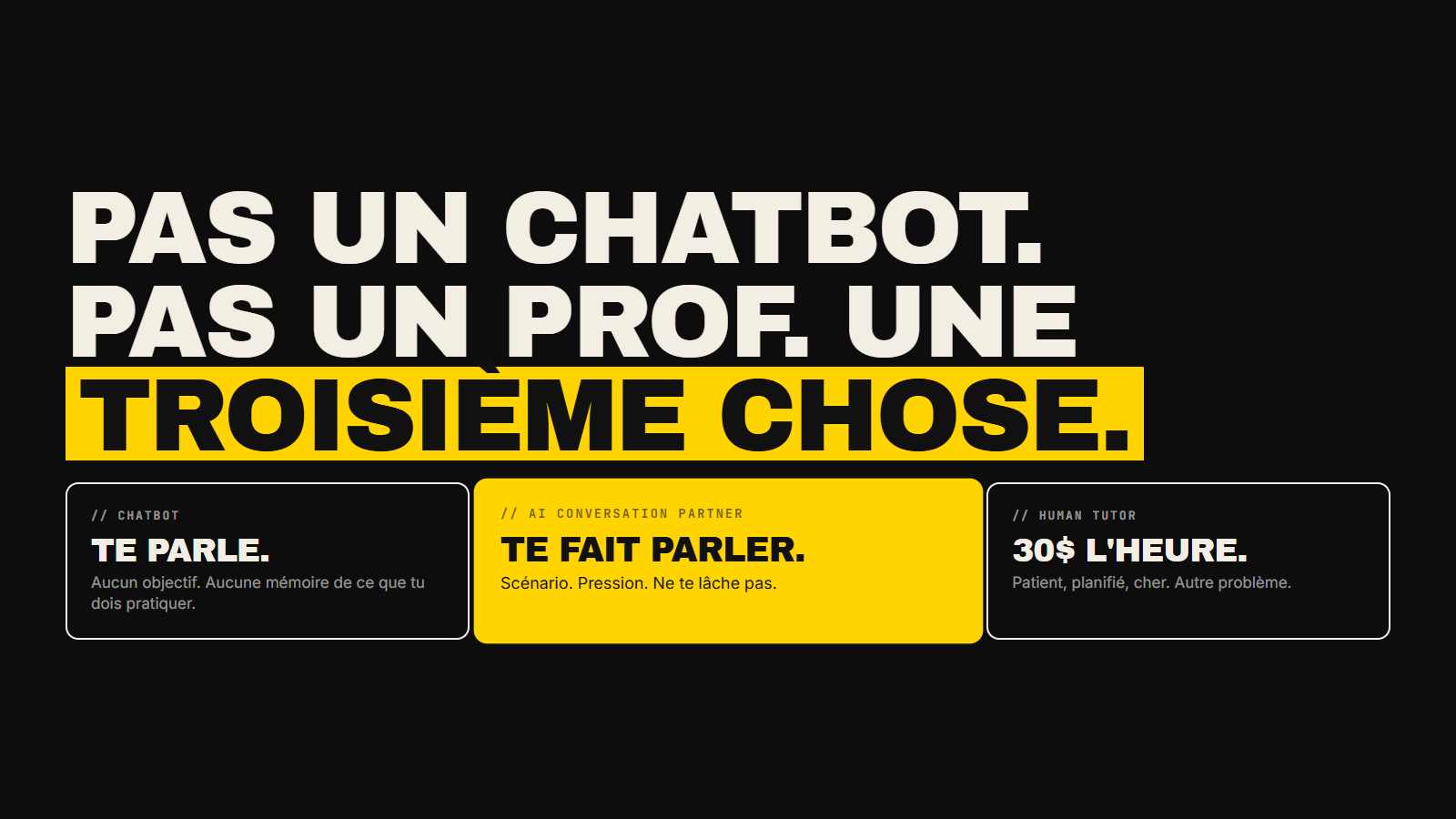 Un partenaire de conversation IA n'est pas un chatbot. Ce n'est pas non plus un tuteur humain. C'est une troisième chose. Voici comment ça marche, ce que ça peut et ne peut pas faire.