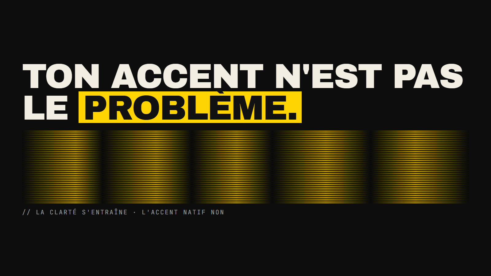 Ton accent ne disparaîtra pas complètement après l'enfance. Mais il peut devenir clair, professionnel et non gênant. Voici ce qui marche pour réduire l'accent adulte — et ce qui gaspille ton argent.